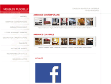Tablet Screenshot of meubles-fuscielli.com